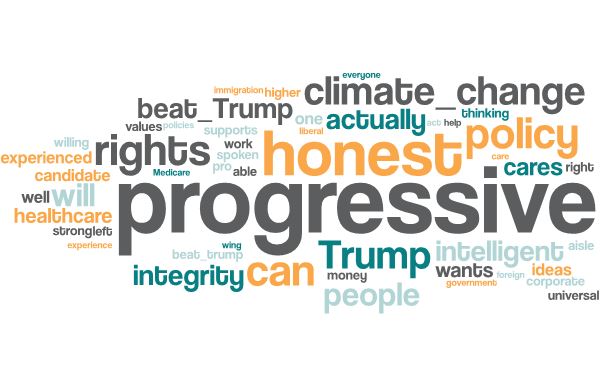 2020 Candidate Word Cloud